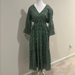 Indian block print dress. NWT.